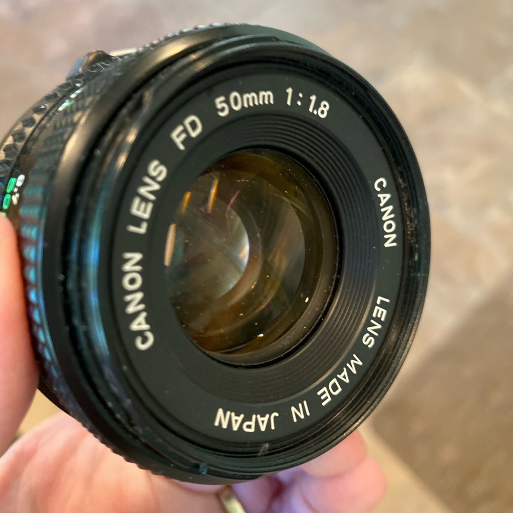 Canon camera lens